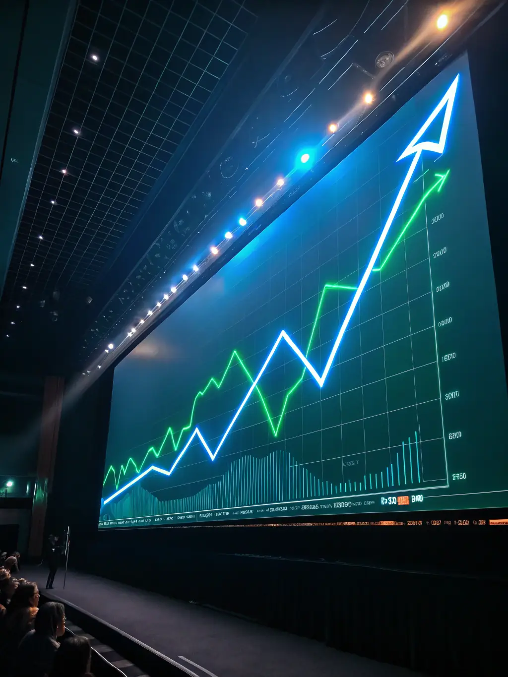 A graph showing upward financial growth, symbolizing investment returns and financial success achieved through strategic planning.